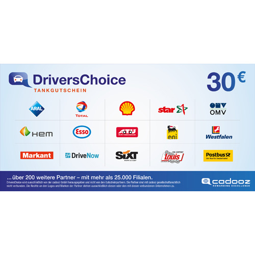 DriversChoice Tankgutschein 30 Euro