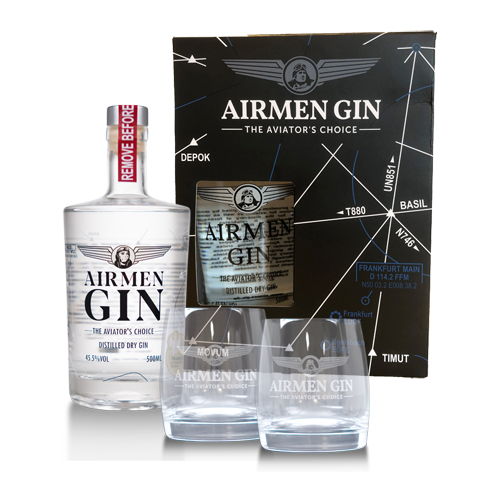 Airmen-Gin Geschenkbox
