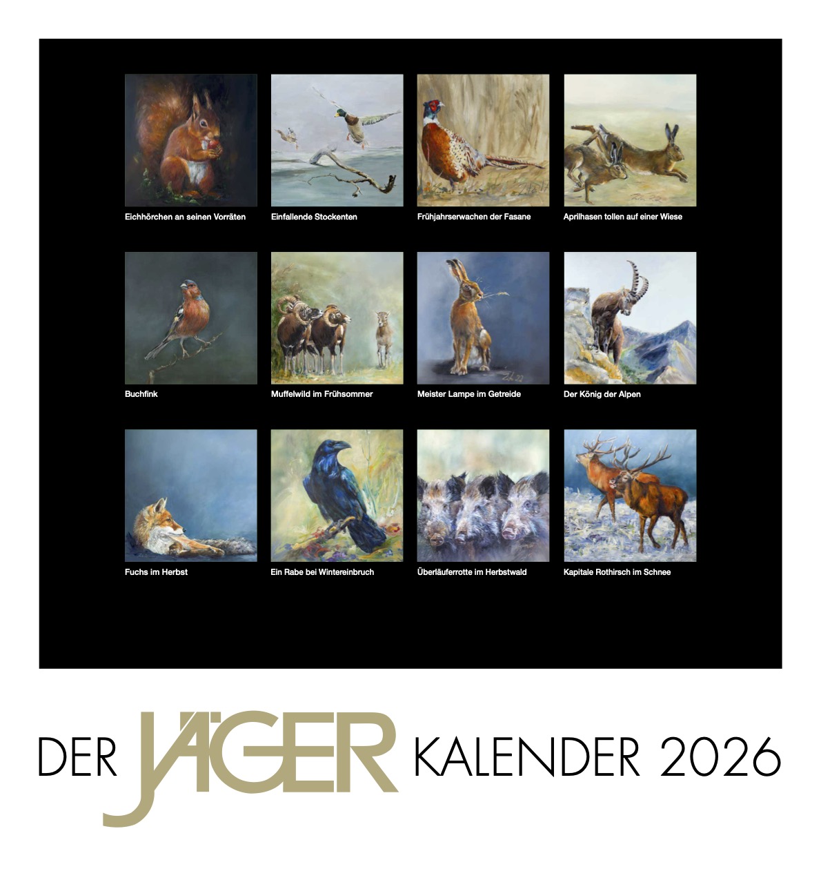 J&Auml;GER Kalender 2026