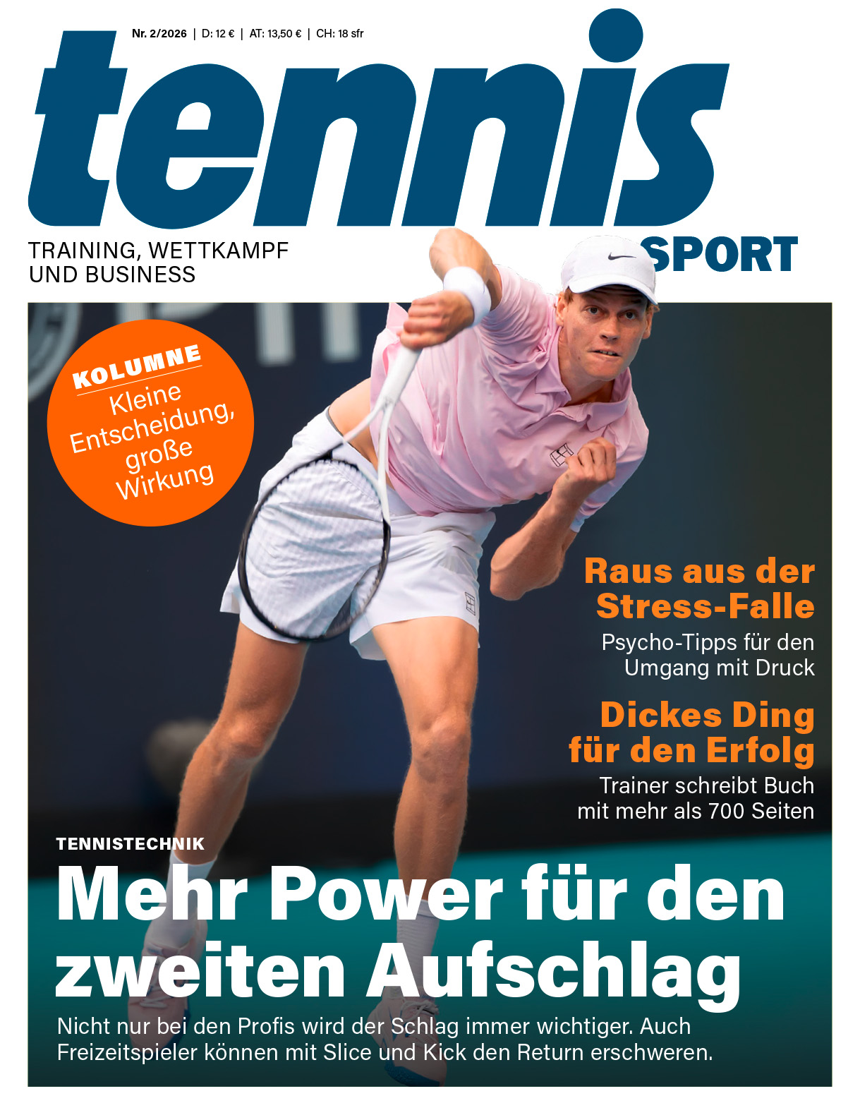 tennisSPORT 2-Jahresabo
