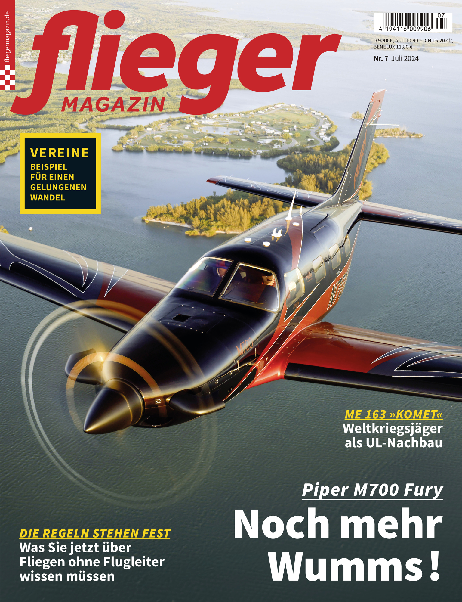 Jahresabo fliegermagazin für 130,80