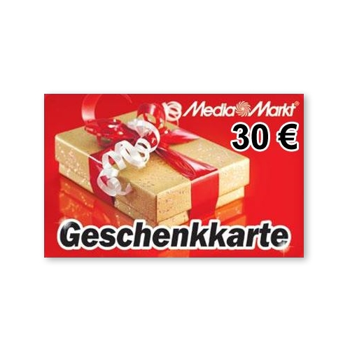 Media Markt-Gutschein 30 ,– €