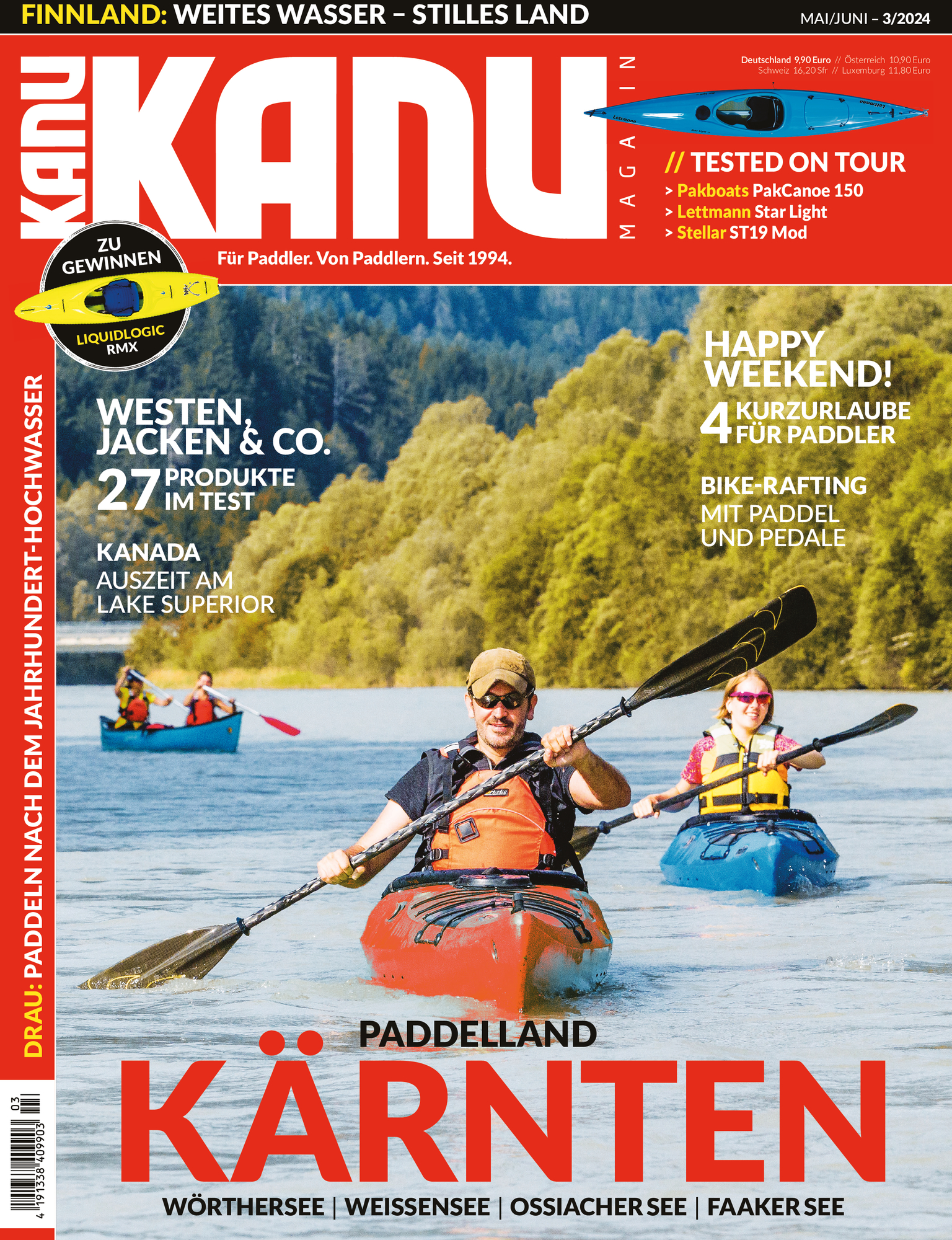 Jetzt KANU Magazin testen für € 15,30