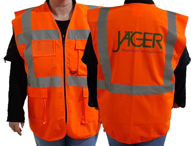 J&Auml;GER-Warnweste 2XL