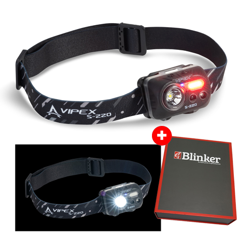 ANACONDA Headlamp Vipex S-220 + Sammelordner
