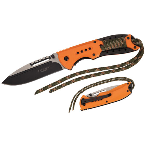 Herbertz Einhandmesser, Orange